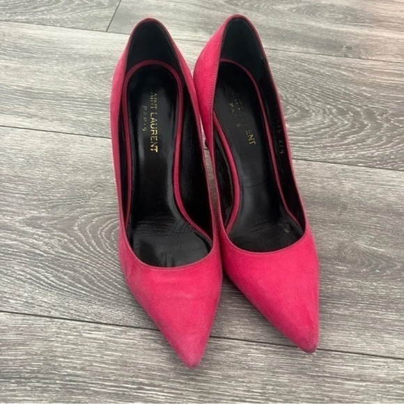 Saint Laurent Pink Heels - Picture 1 of 10